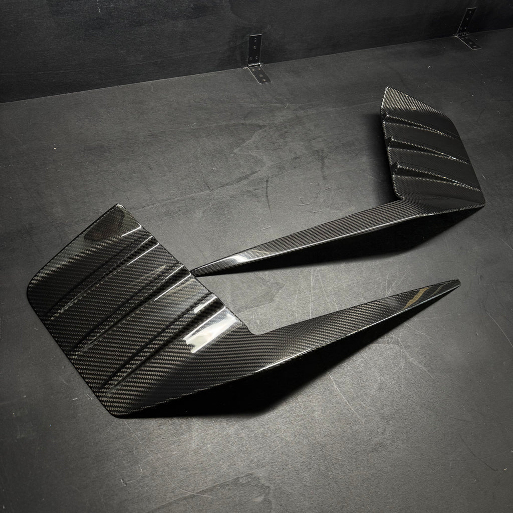 Rear Air Bumper Insert in Carbon Fiber - BMW M2 G87 - RSI c6