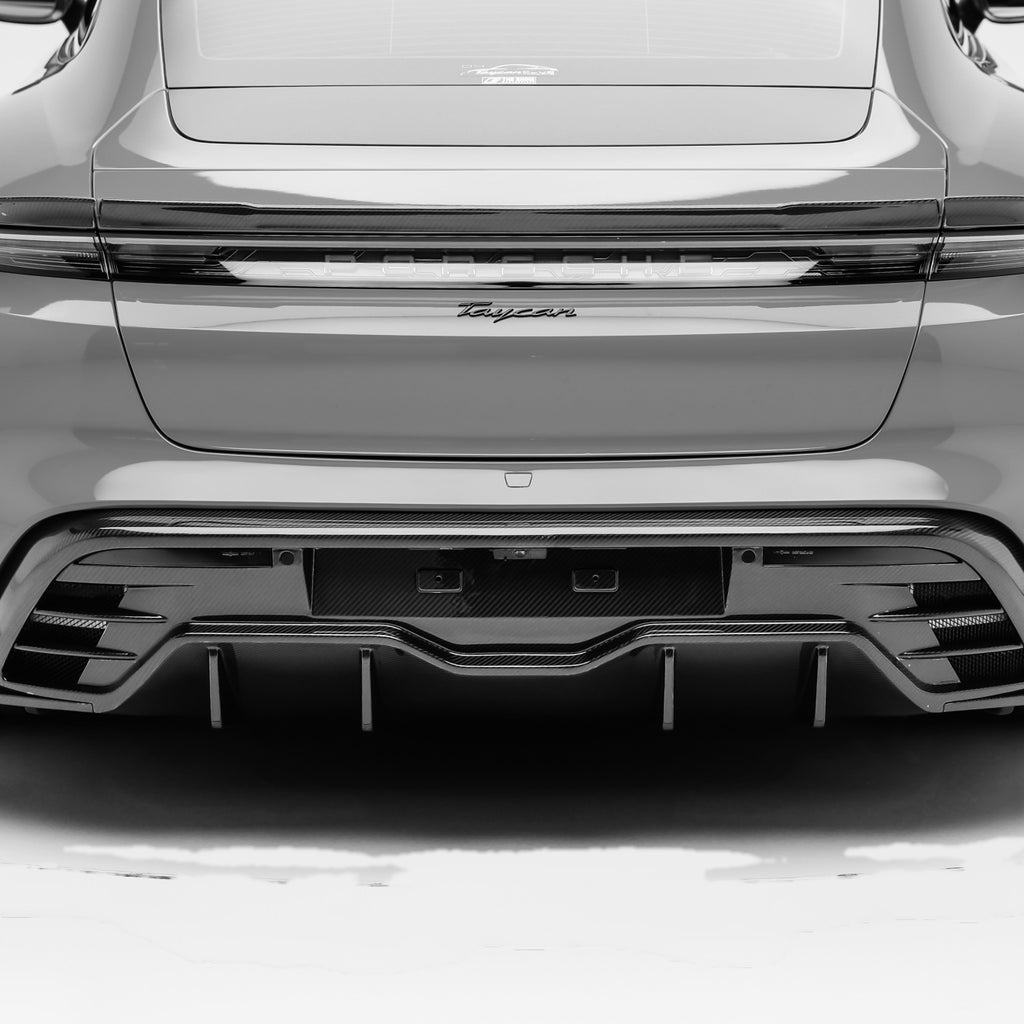 Rear Diffuser in Carbon Fiber for PORSCHE Taycan by RSI c6