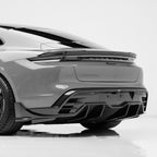 Rear Diffuser in Carbon Fiber for PORSCHE Taycan by RSI c6