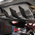 Rear Lower Diffuser with Fins in Carbon Fiber for PORSCHE 911 GT3 RS (992) by RSI c6