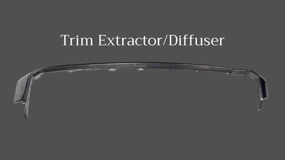 Rear Extractor in Carbon Fiber for BMW M3 G80 G81/M4 G82 G83 by RSI c6