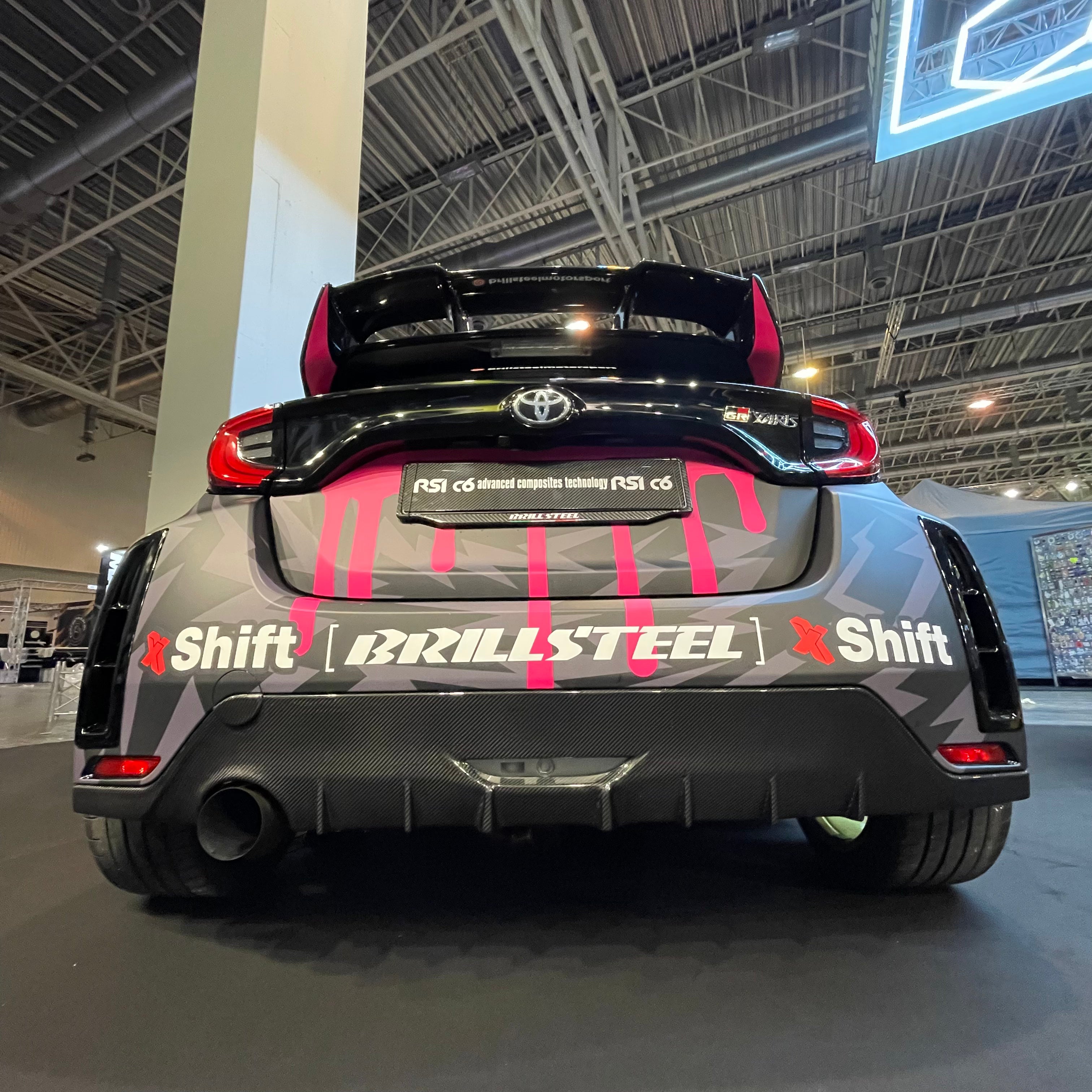 Rear Diffuser in Carbon Fiber - Toyota GR Yaris - RSI c6