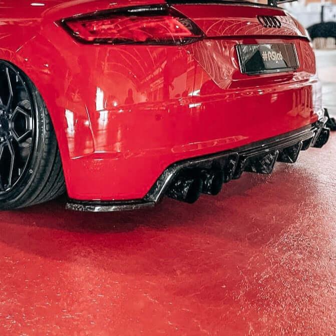 Rear Extractor in Forged Carbon Fiber - AUDI TT / TT S / TT RS Pre FL 8s mk3 - RSI c6