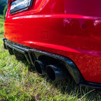 Rear Extractor in Forged Carbon Fiber - AUDI TT / TT S / TT RS Pre FL 8s mk3 - RSI c6