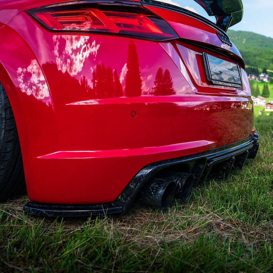Rear Extractor in Forged Carbon Fiber - AUDI TT / TT S / TT RS Pre FL 8s mk3 - RSI c6