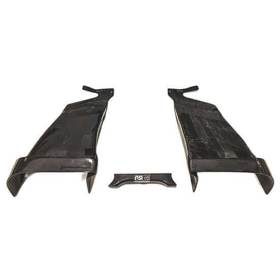 Rear Extractor Diffuser "CHALLENGE" in Carbon Fiber - MINI F55 / F56 / F57 - RSI c6