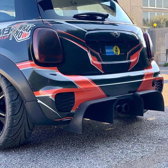 Electric Rear Diffusion Rear Extractor Diffuser CHALLENGE for MINI F55/F56 | RSI c6