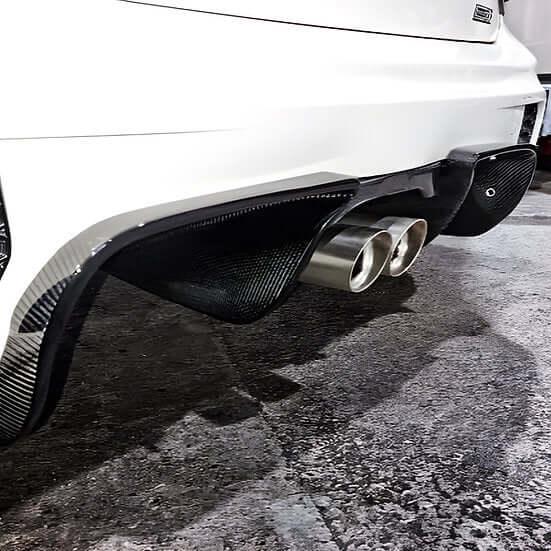 Rear Extractor Diffuser "PRO" in Carbon Fiber - MINI F55 / F56 / F57 - RSI c6