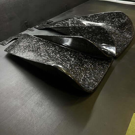 Rear Extractor Diffuser "PRO" in Forged Carbon - MINI F55 / F56 / F57 - RSI c6