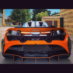 Rear Extractor Fins in Carbon Fiber - MCLAREN 720S - RSI c6