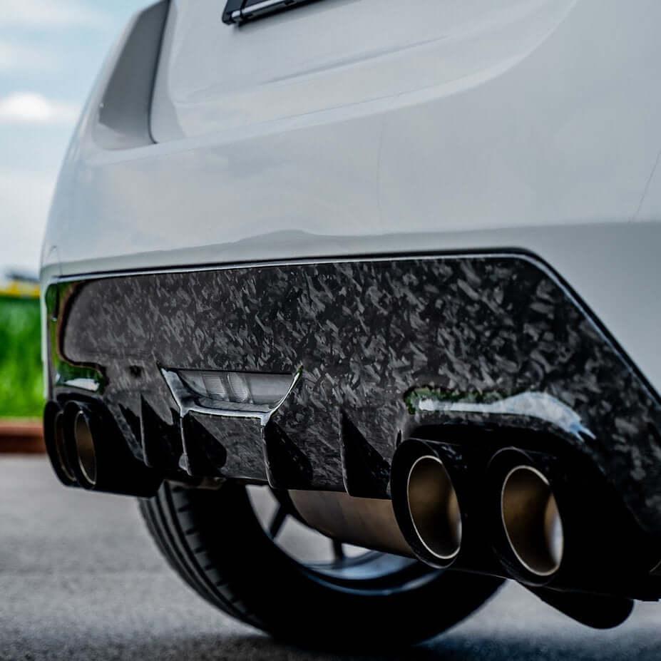 Rear Diffuser in Forged Carbon - Toyota GR Yaris - RSI c6
