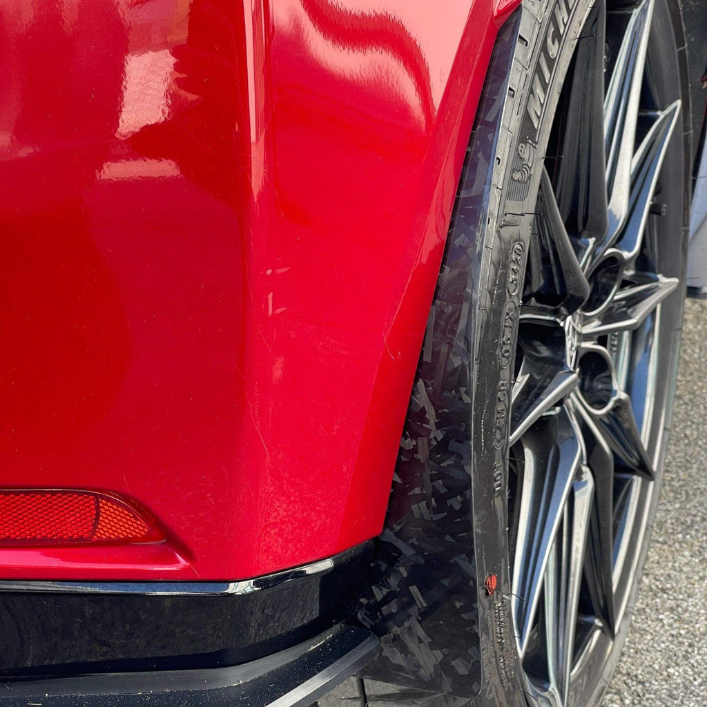 Rear Mud Flaps in Forged Carbon Fiber - Toyota GR Yaris - RSI c6