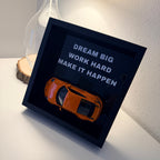 Premium Carbon Fiber Desk Display – “Dream Big Edition”