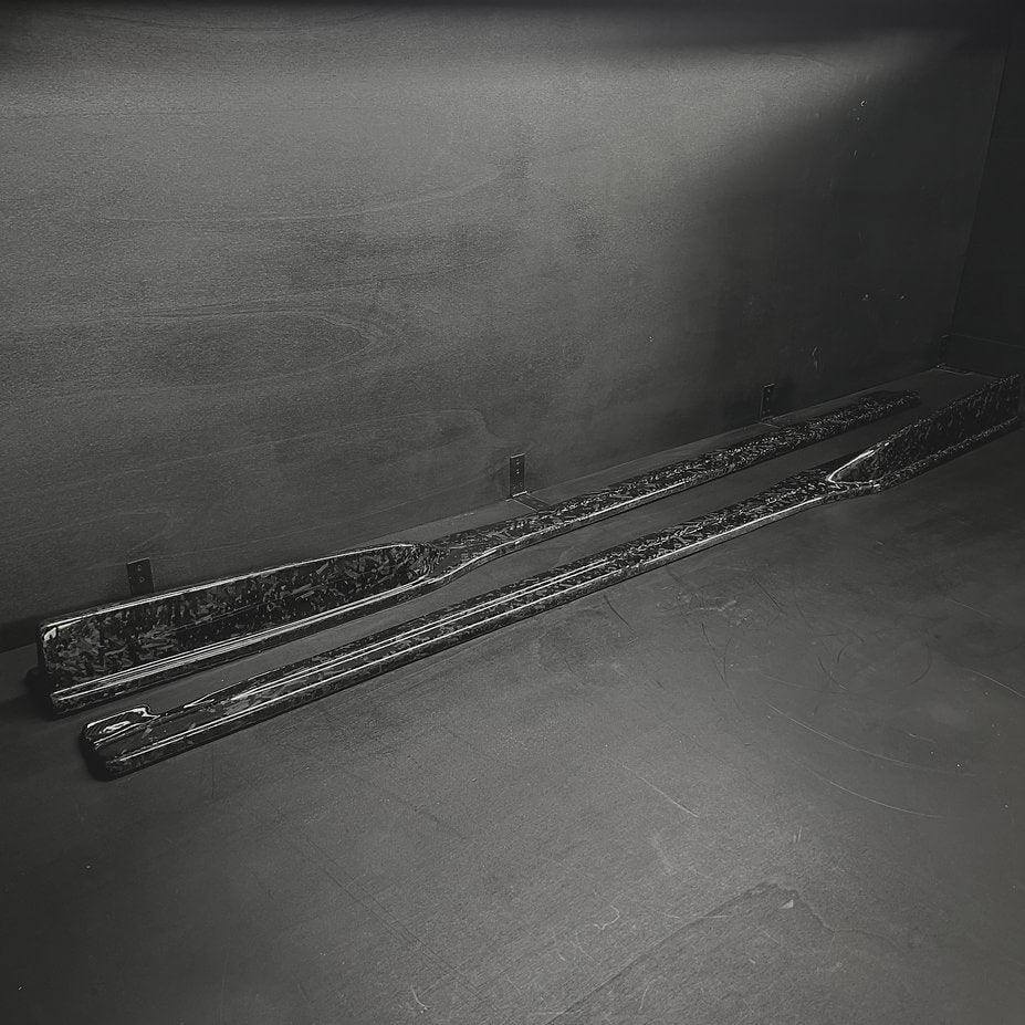 Side Skirts in Forged Carbon Fiber - AUDI TT / TTS / TT RS 8S Mk3 - RSI c6