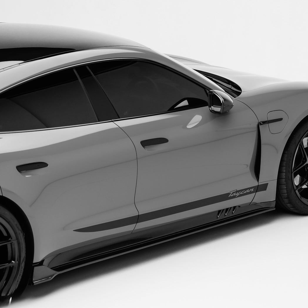 Side Skirts in Carbon Fiber for PORSCHE Taycan by RSI c6