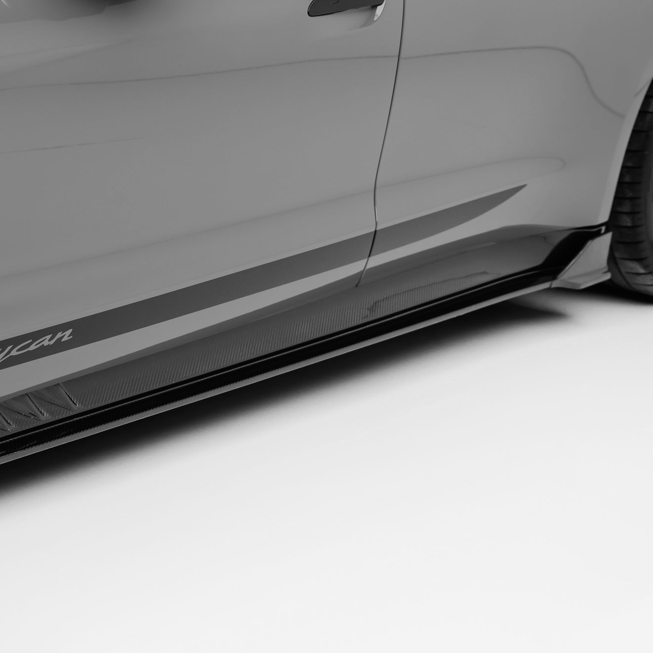 Side Skirts in Carbon Fiber for PORSCHE Taycan by RSI c6