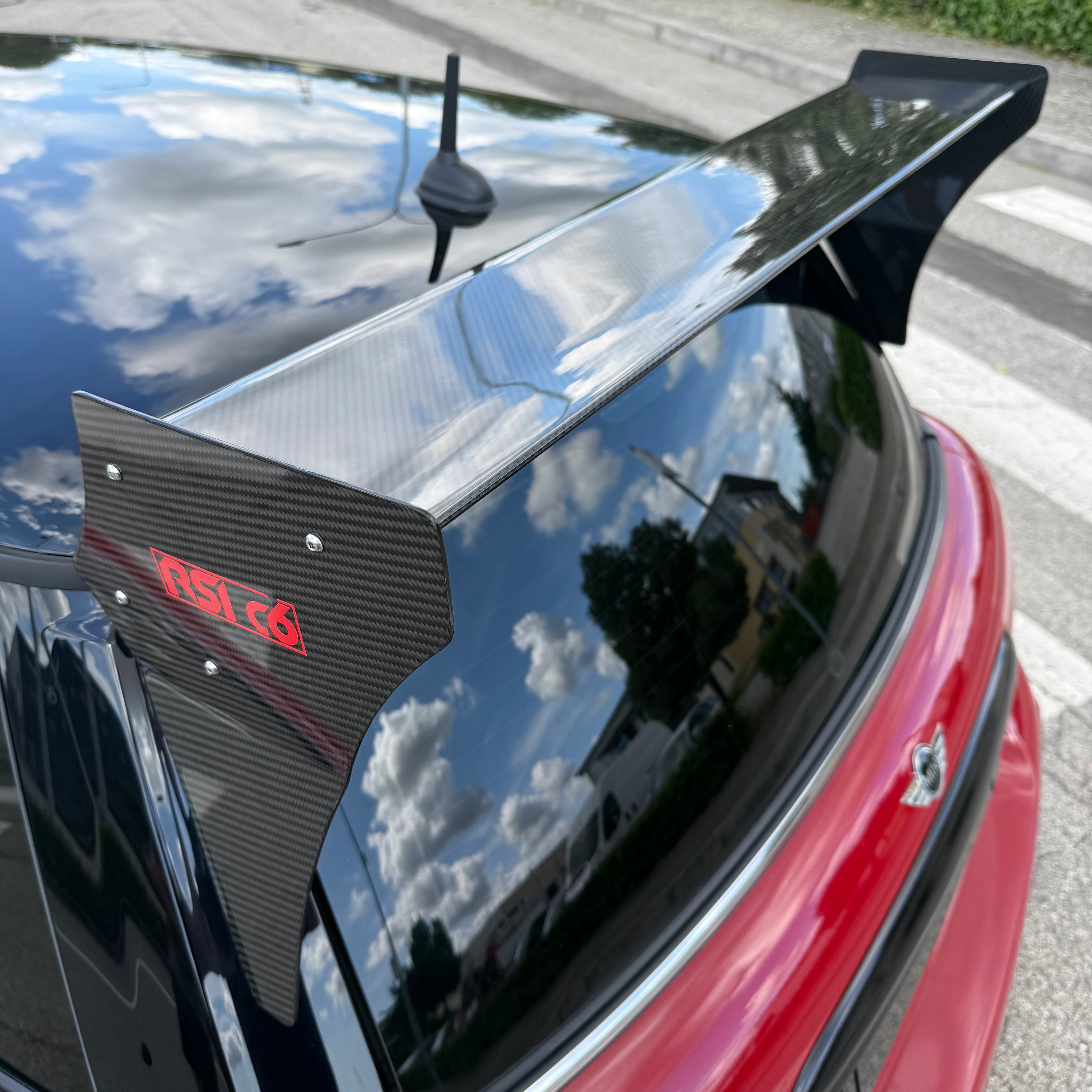 Challenge Style Spoiler in Carbon Fiber or Forged Carbon Versions for MINI R56 by RSI c6
