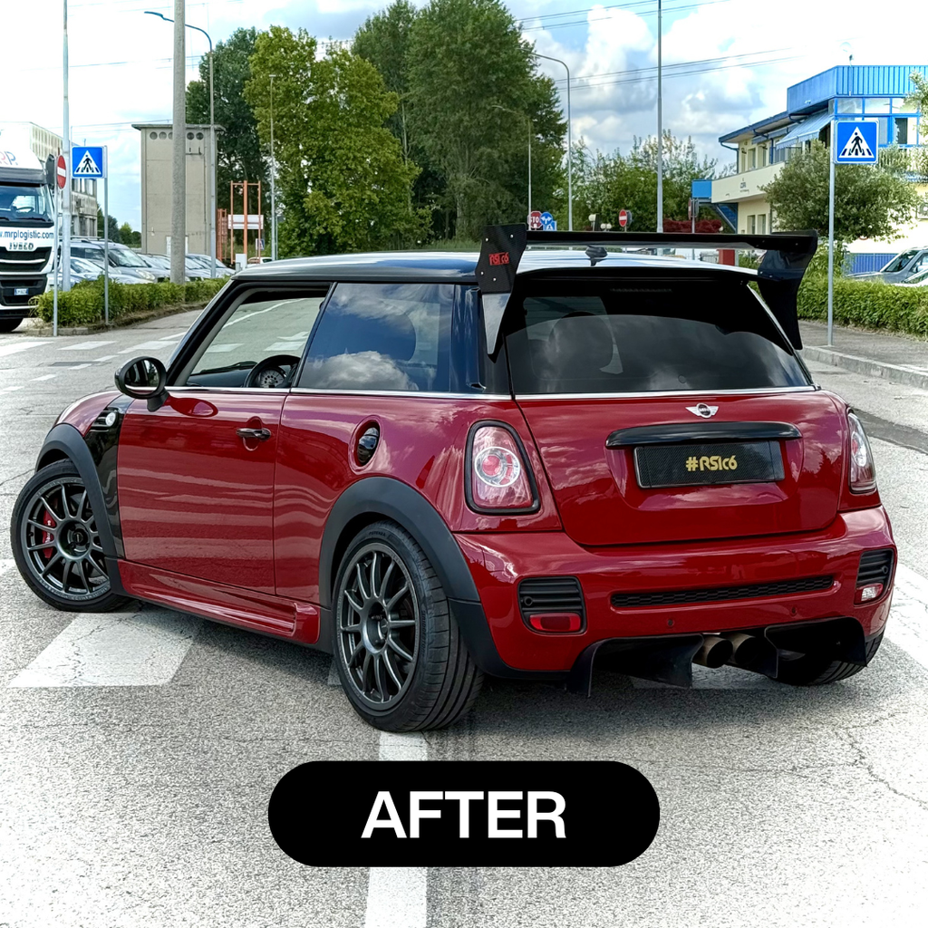 Challenge Style Spoiler in Carbon Fiber or Forged Carbon Versions for MINI R56 by RSI c6