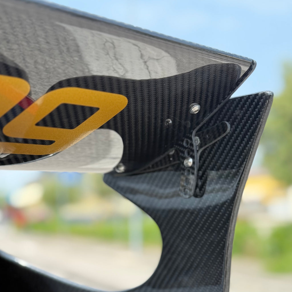 Spoiler “Rally 2 Style” in Carbon Fiber with adjustable kit for Toyota GR Yaris by RSI c6