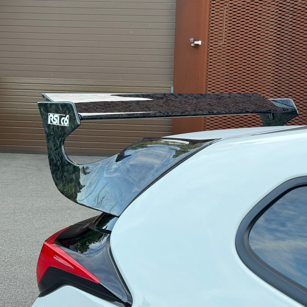 Spoiler “Rally 2 Style” in Forged Carbon Fiber for Toyota GR Yaris mk 1 and mk2 by RSI c6