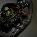 Steering Wheel Custom Carbon or Forged Carbon - AUDI TT 8S Mk3 - RSI c6