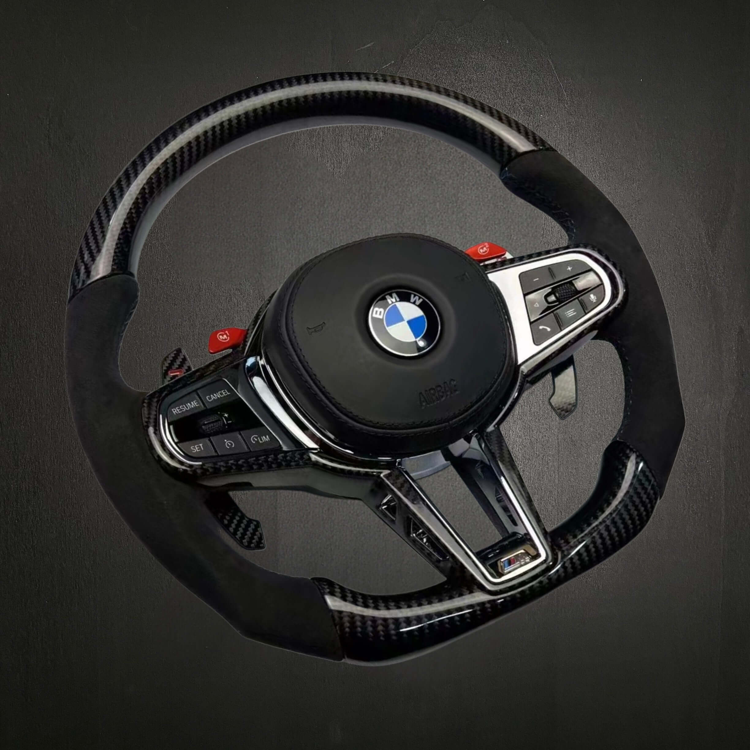 Steering Wheel Custom Carbon or Forged Carbon - BMW LCI G Style - RSI c6