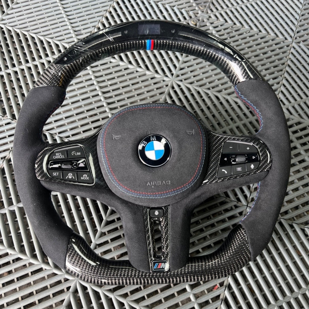 Steering Wheel Custom Carbon or Forged Carbon for BMW Pre LCI G Style by RSI c6