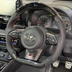 Steering Wheel Custom in Carbon Fiber/Forged Carbon - Toyota GR Yaris - RSI c6