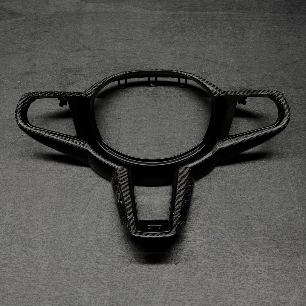 Steering Wheel Trims in Carbon Fiber for LCI BMW M2 G87 / M3 G80 G81 / M4 G82 G83 by RSI c6