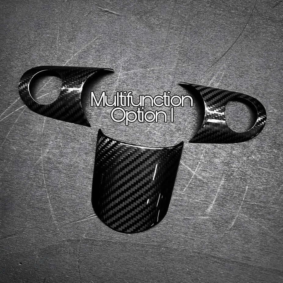 Steering Wheel Trims in Carbon Fiber - MINI R53 - RSI c6