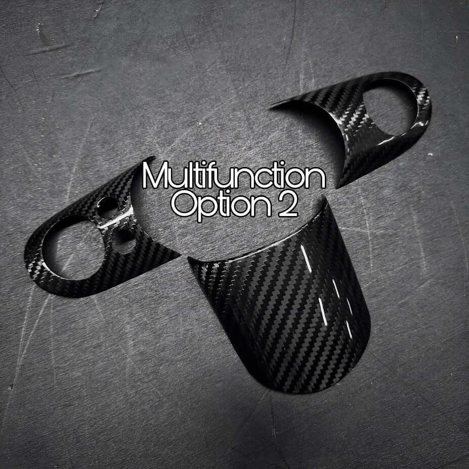 Steering Wheel Trims in Forged Carbon - MINI R53 - RSI c6