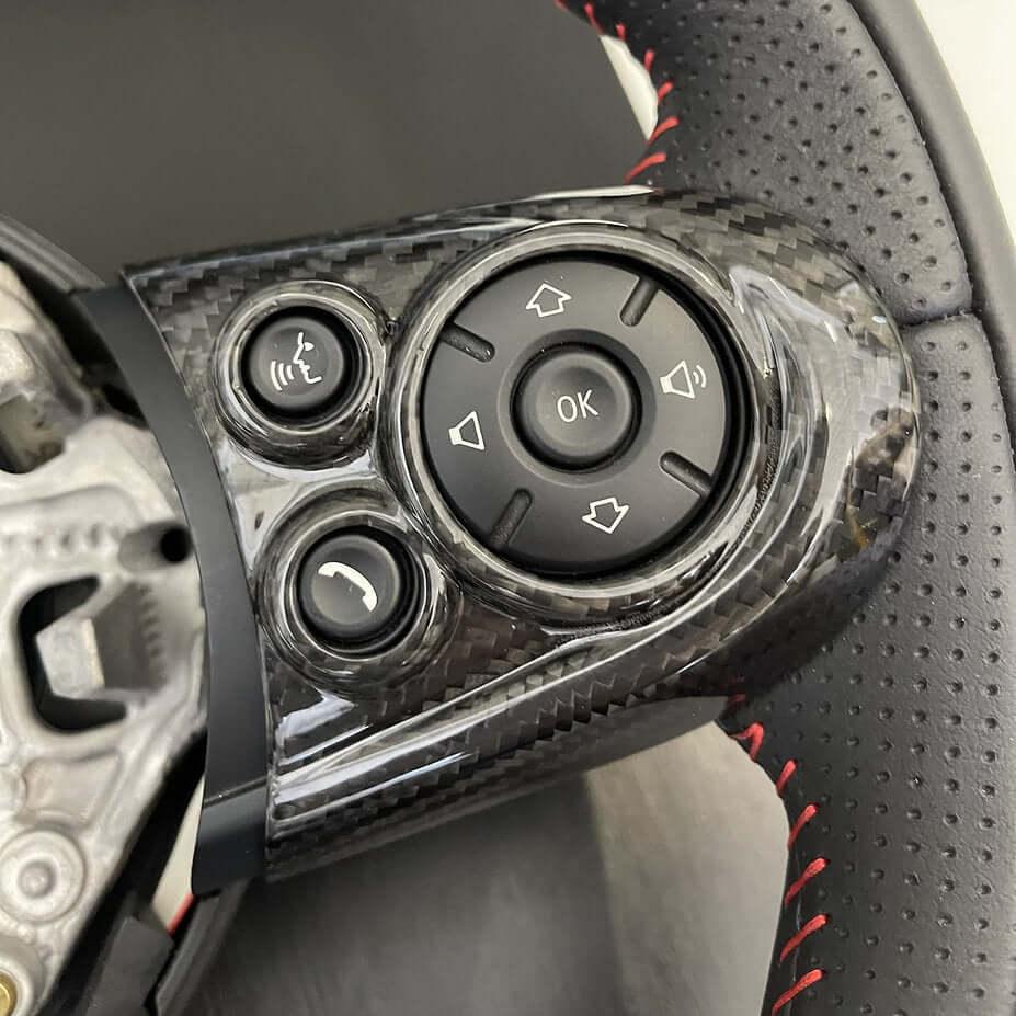 Steering Wheel Trims in Carbon Fiber - MINI F54 / F55 / F56 / F57 / F60 / GP3 - RSI c6