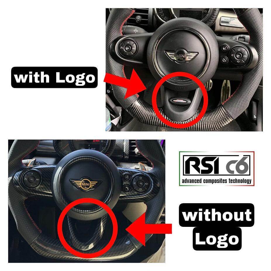 Steering Wheel Trims in Forged Carbon - MINI F54 / F55 / F56 / F57 / F60 / GP3 - RSI c6