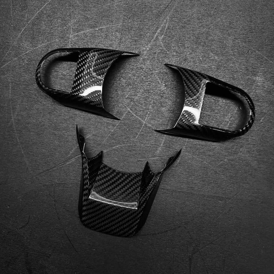 Steering Wheel Trims in Carbon Fiber - MINI LCI F54 / F55 / F56 / F57 / F60 - RSI c6