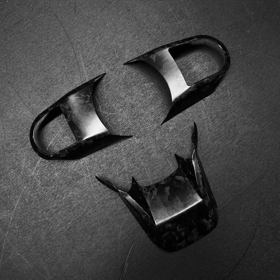 Steering Wheel Trims in Forged Carbon Fiber - MINI LCI F54 / F55 / F56 / F57 / F60 - RSI c6