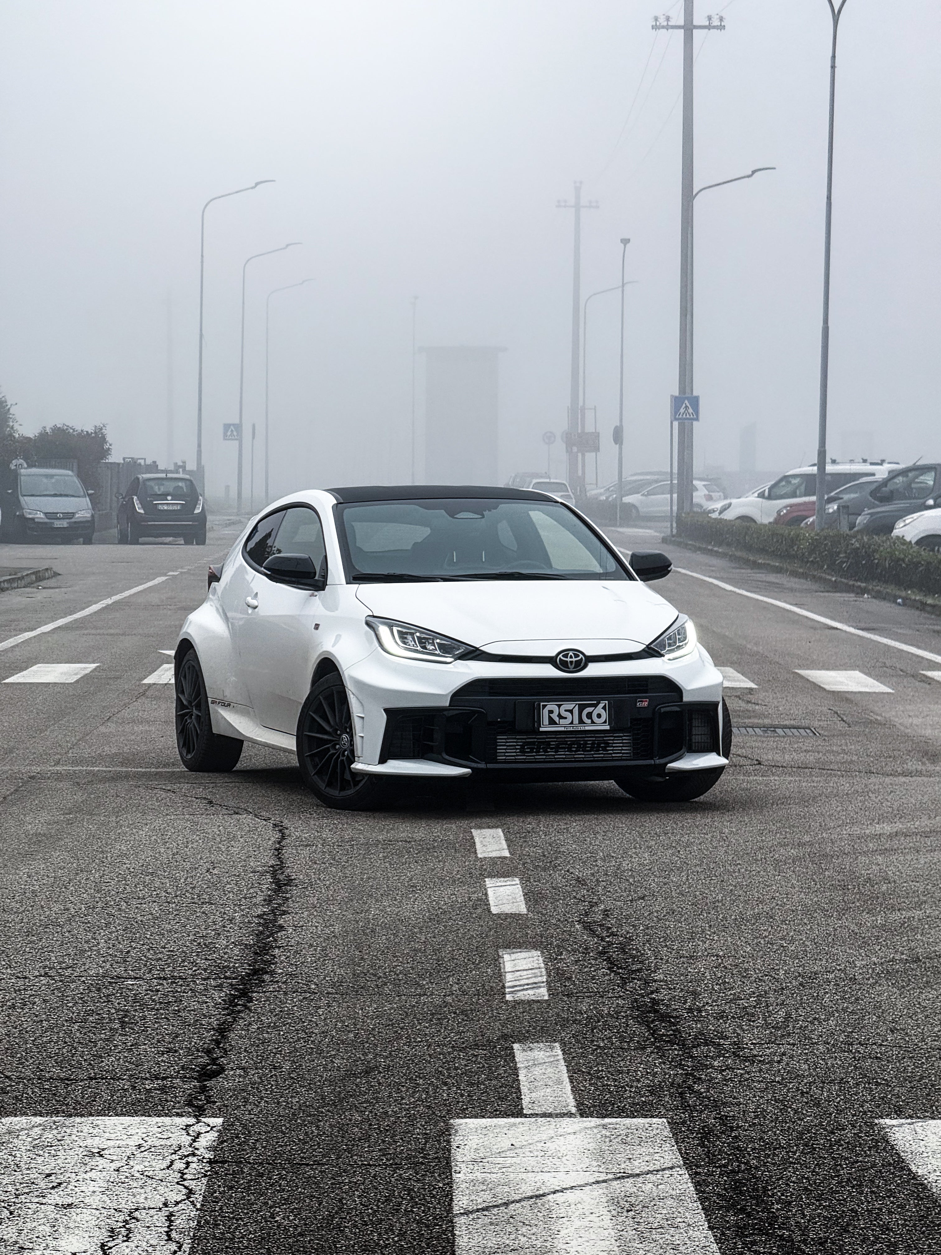 Carbon fiber or forged carbon upgrades with body kits for Toyota gr Yaris by RSI c6