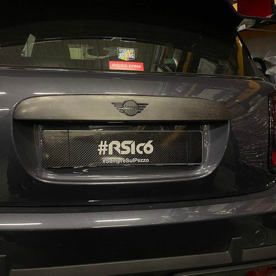 Trunk Handle in Forged Carbon - MINI F55 / F56 / F57 / GP3 / LCI - RSI c6