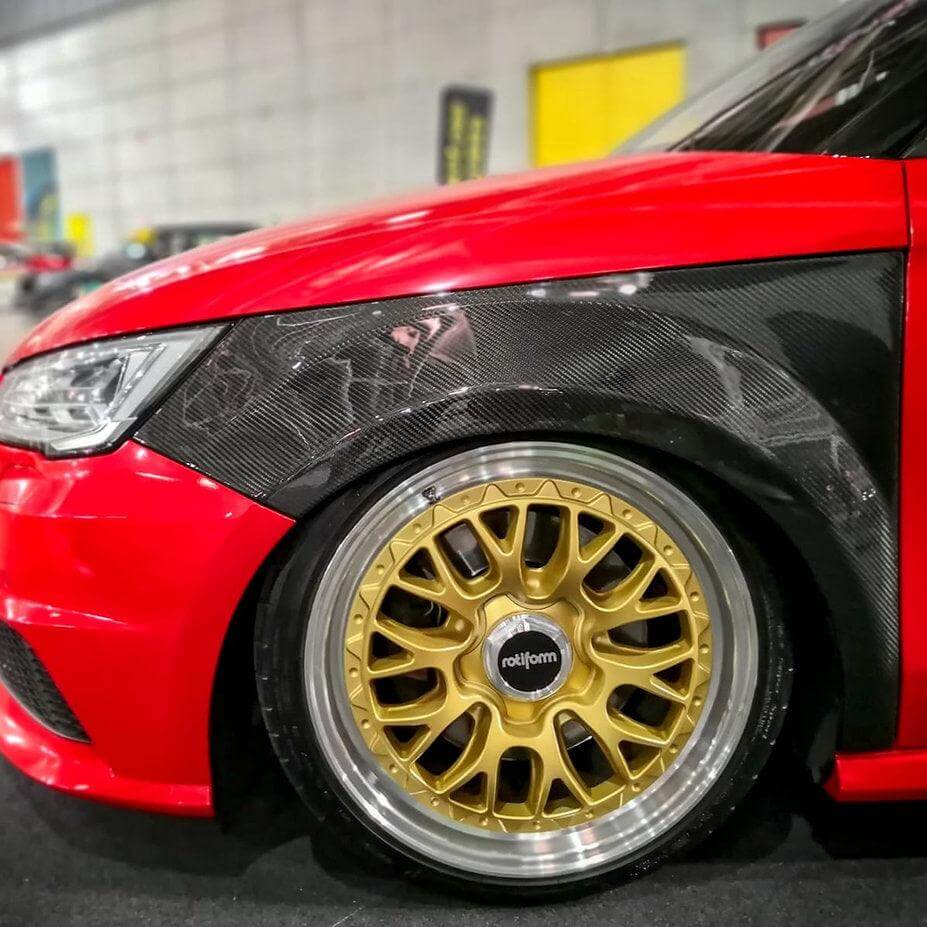 Wide Fenders in Carbon Fiber - AUDI A1/S1 8X - RSI c6