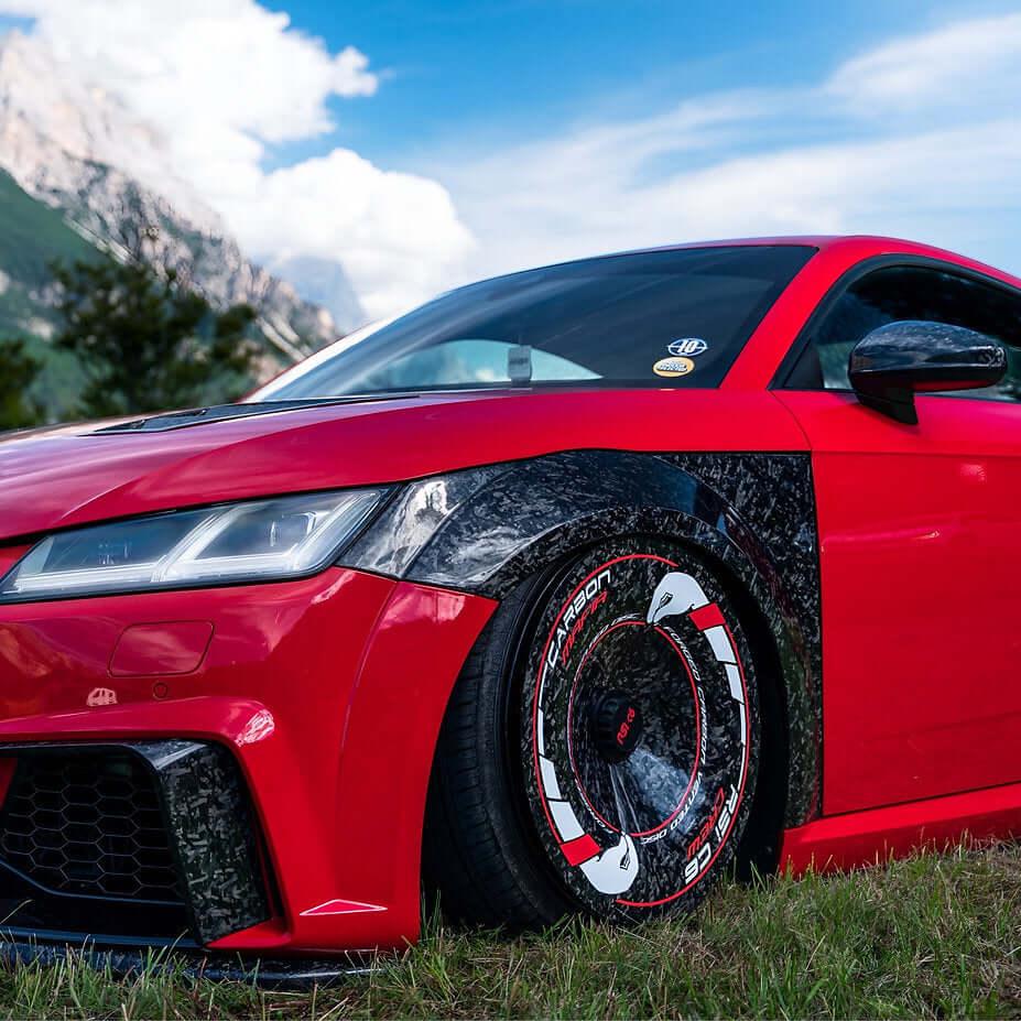 Wide Fenders in Forged Carbon Fiber - AUDI TT / TTS / TT RS 8S Mk3 - RSI c6