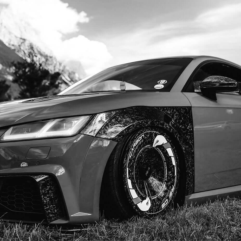 Wide Fenders in Forged Carbon Fiber - AUDI TT / TTS / TT RS 8S Mk3 - RSI c6