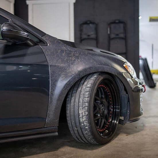 Wide Fenders in Forged Carbon Fiber - VW GOLF 7 / 7.5 - RSI c6
