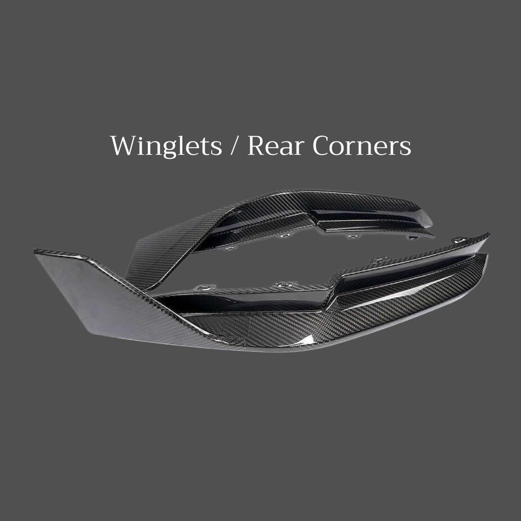Winglets/Rear Corners in Carbon Fiber - BMW M3 G80 G81/M4 G82 G83