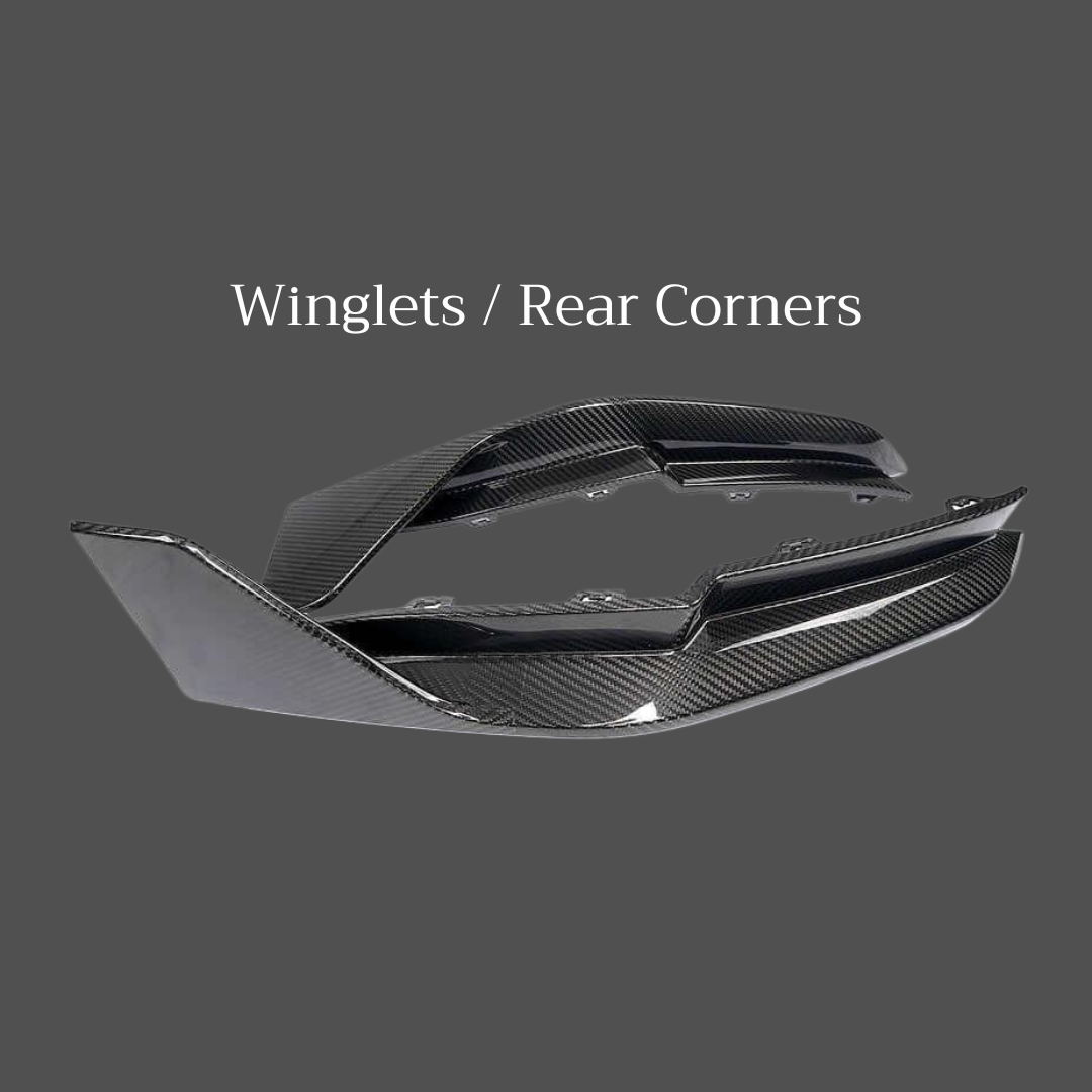 Winglets/Rear Corners in Carbon Fiber - BMW M3 G80 G81/M4 G82 G83